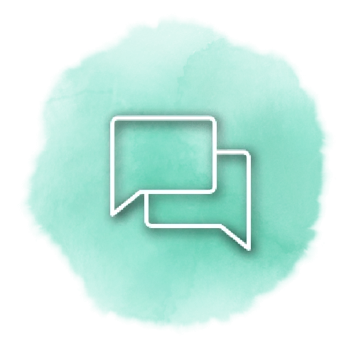 カスタマイズの相談をイメージした吹き出しアイコン